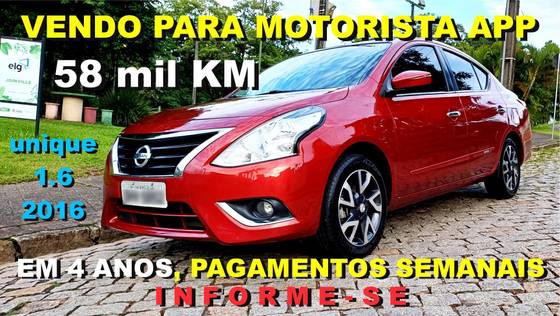 NISSAN VERSA 1.6 16V FLEXSTART UNIQUE 4P MANUAL NISSAN VERSA 1.6 16V FLEXSTART UNIQUE 4P MANUAL
